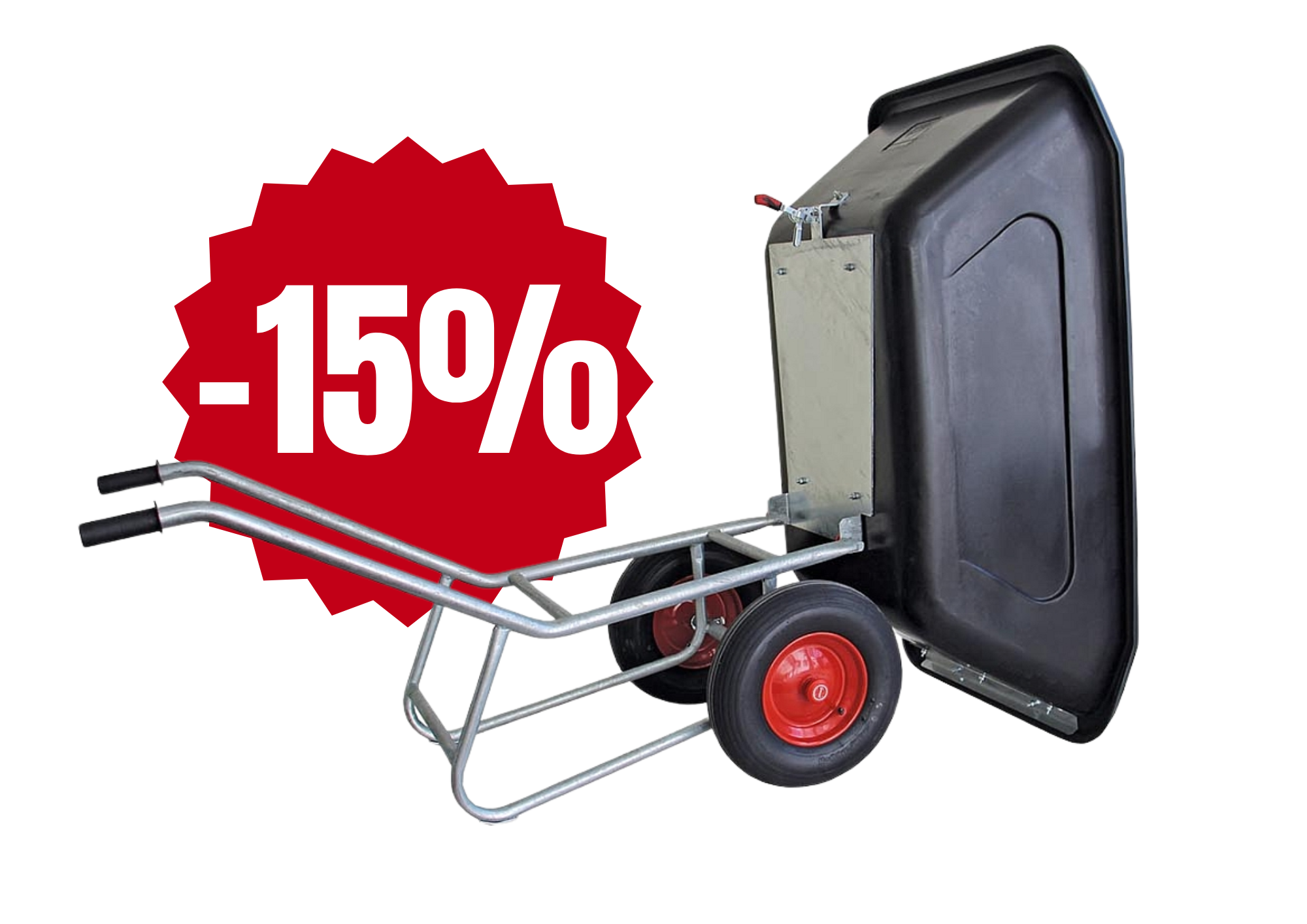 Compactkarre - 350 l kippbar