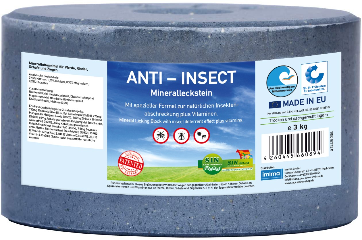 ANTI-INSECT Mineralleckstein, 3kg