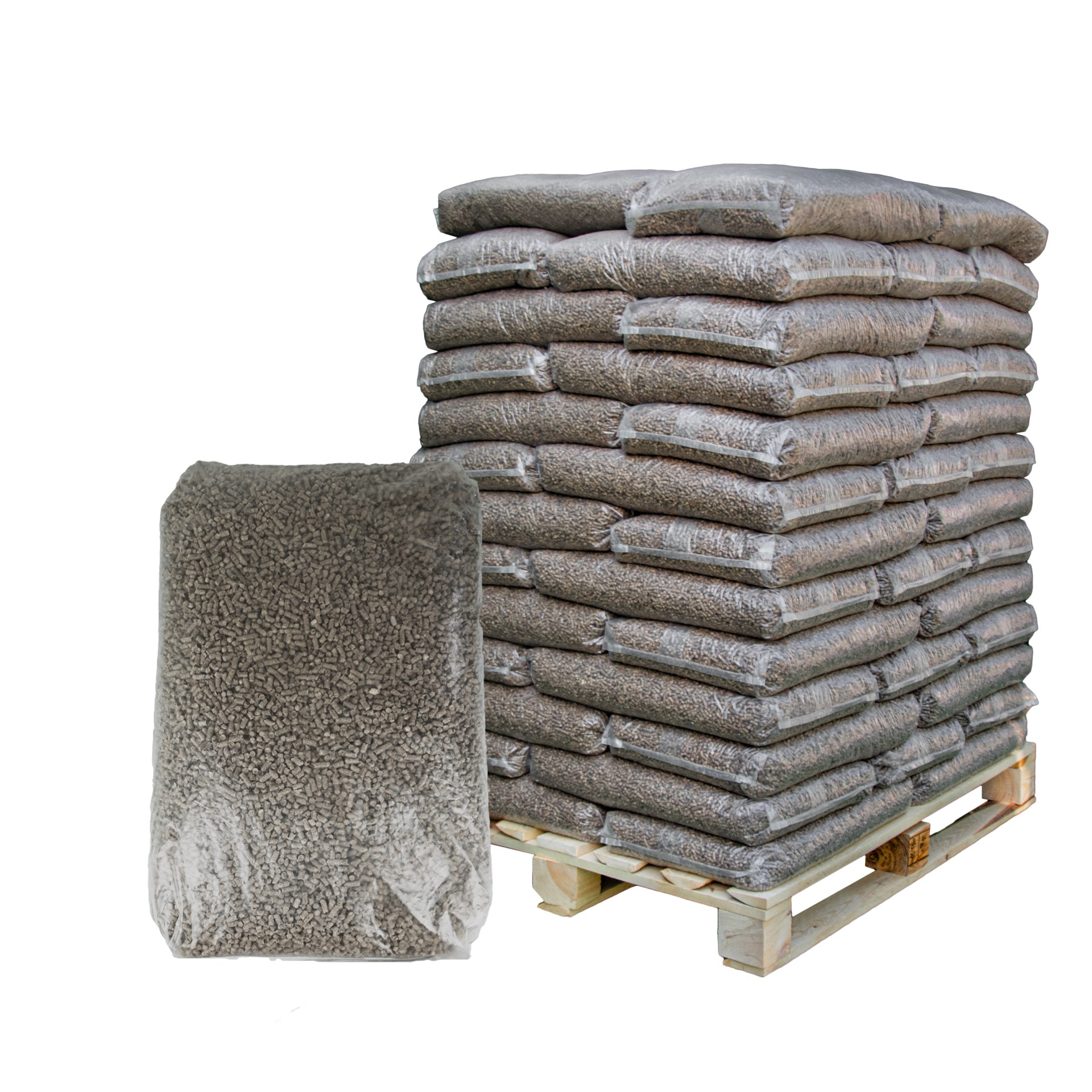 Einstreu-Pellets aus Weizenstroh und Rapsstroh 960kg