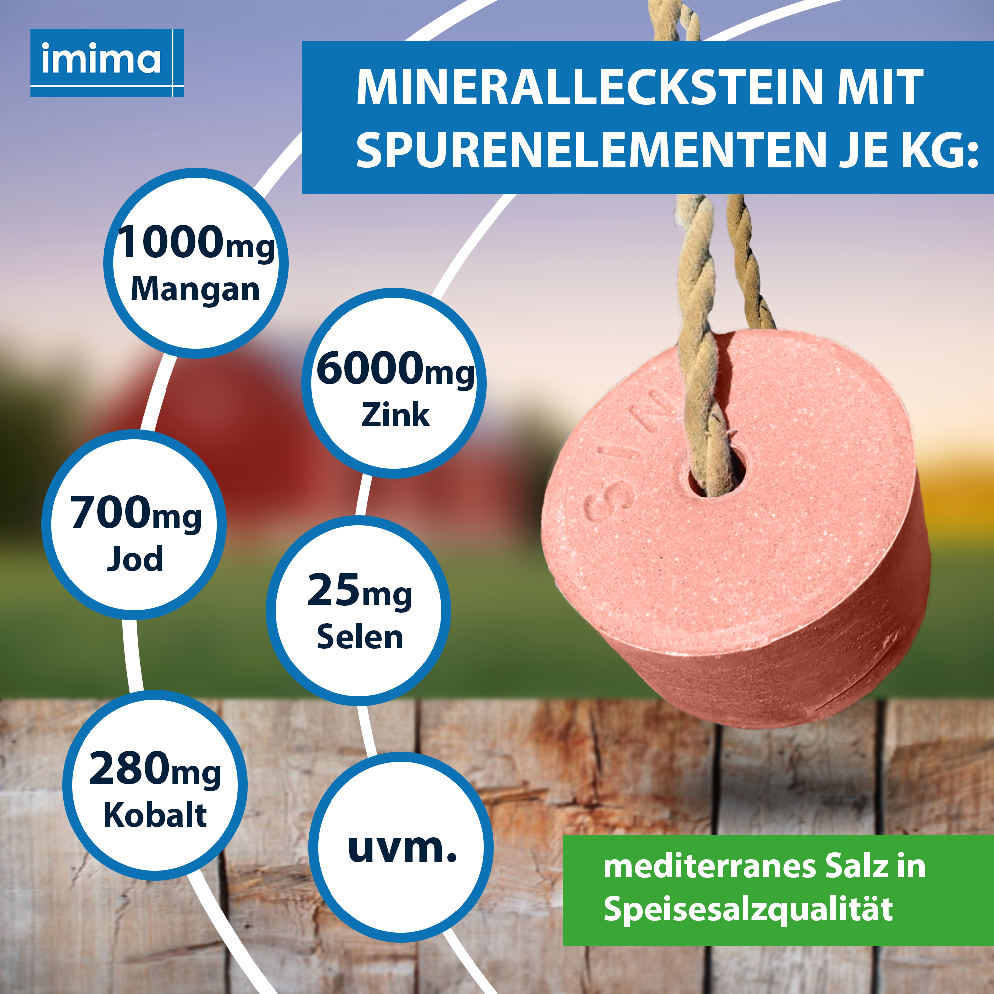 SuperMAG Mineralleckstein, 3kg