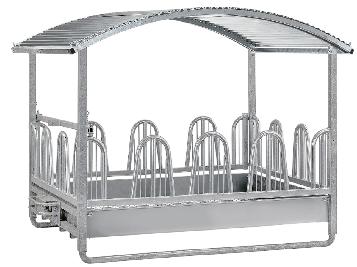 Quaderraufe COMFORT-LINE+  mit Pferdefressgitter Quaderraufe COMFORT-LINE+  mit Pferdefressgitter