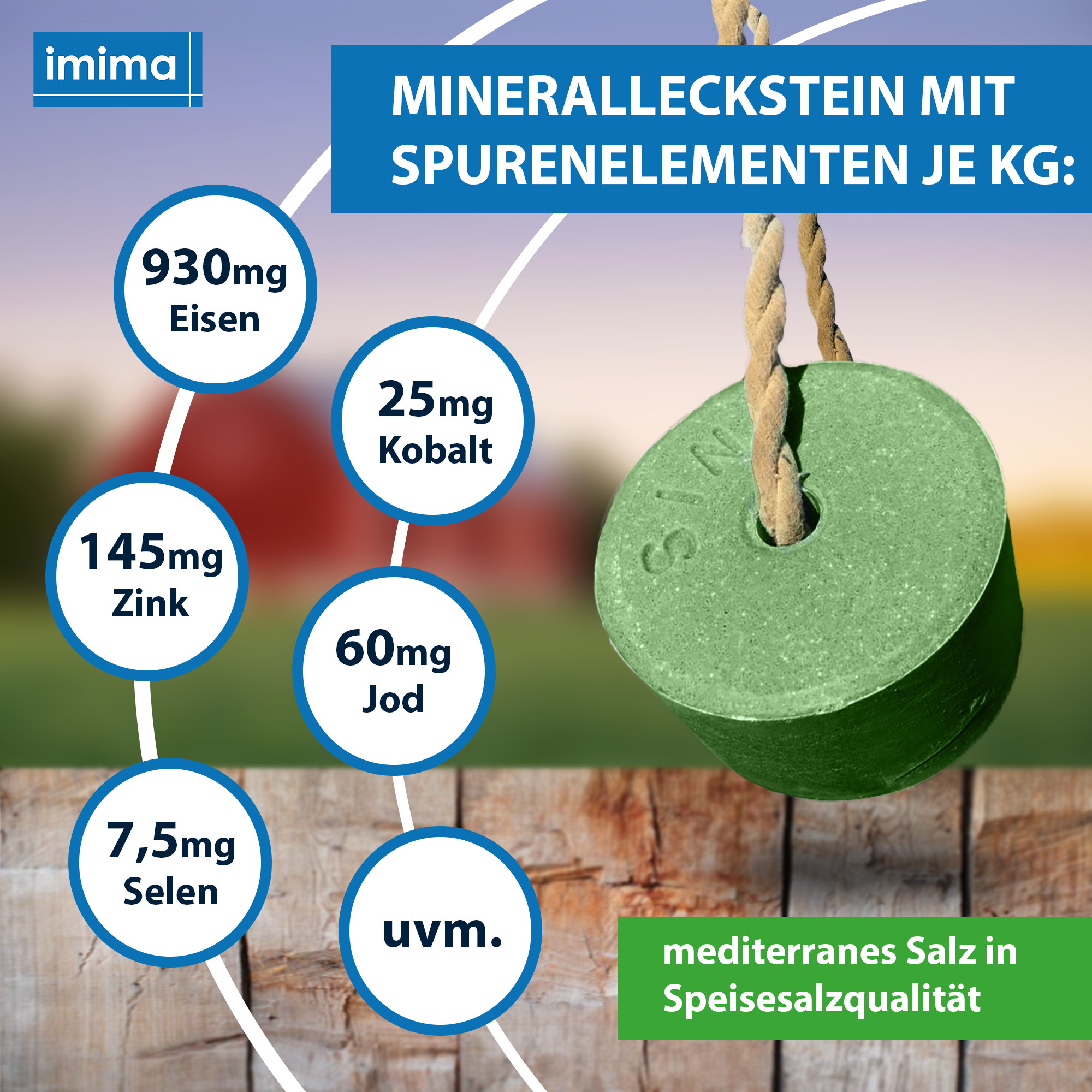 KräuterBlock Mineralleckstein, 3kg