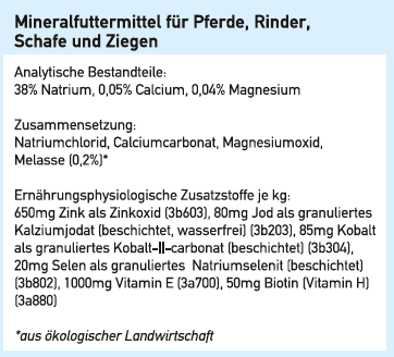 BIOTIN + plus Mineralleckstein, 3kg