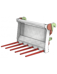 Dunggabel mini Frontlader / Minilader