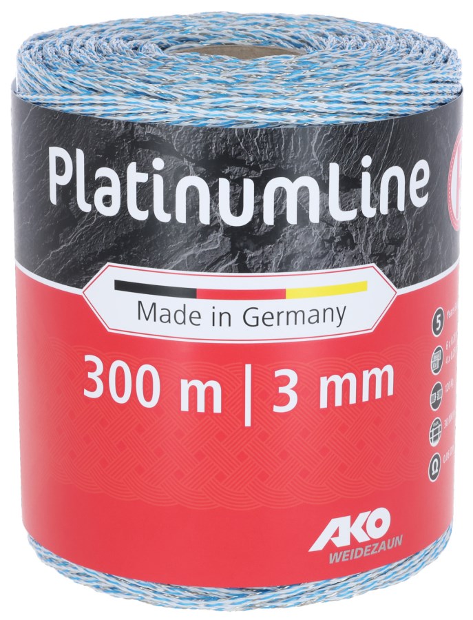 Weidezaunlitze PlatinumLine 300m