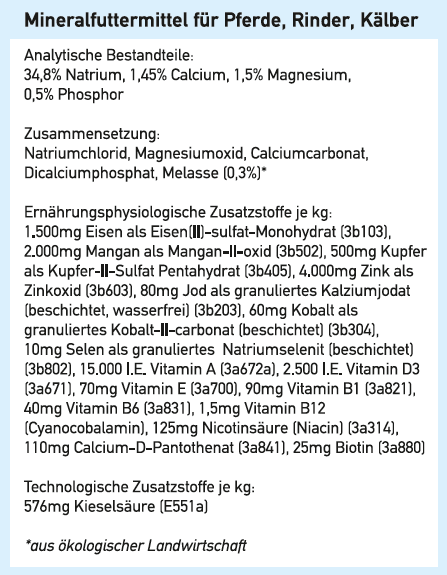 EQUIBLOCK Mineralleckstein, 3kg