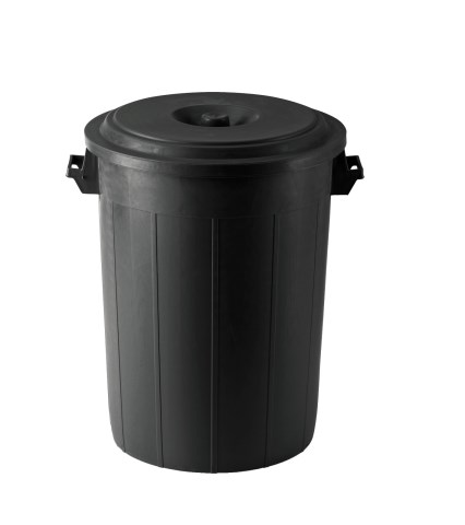 Futtertonne 70l schwarz