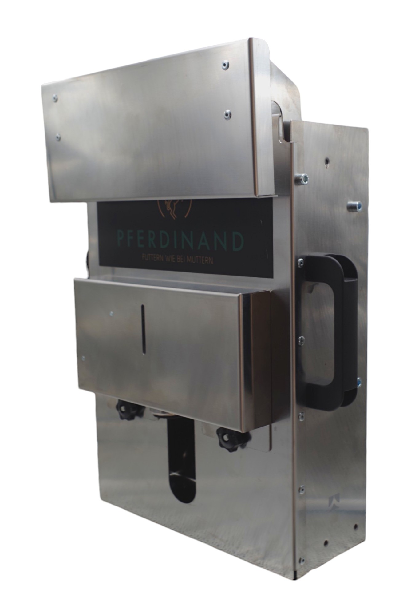 Futterautomat für Pferde und Stallbedarf: "Pferdinand MONO"